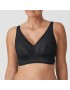 PrimaDonna 0163386-ZWA Montara Bralette χωρίς μπανέλα από φινετσάτη δαντέλα, ΜΑΥΡΟ